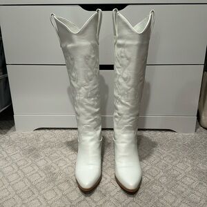 White Cowboy Boots